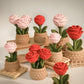 Rosas Decorativas - Porta Objetos - kit com 3