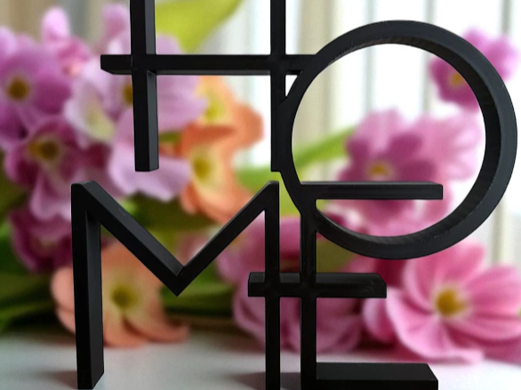 Placa Decorativa HOME