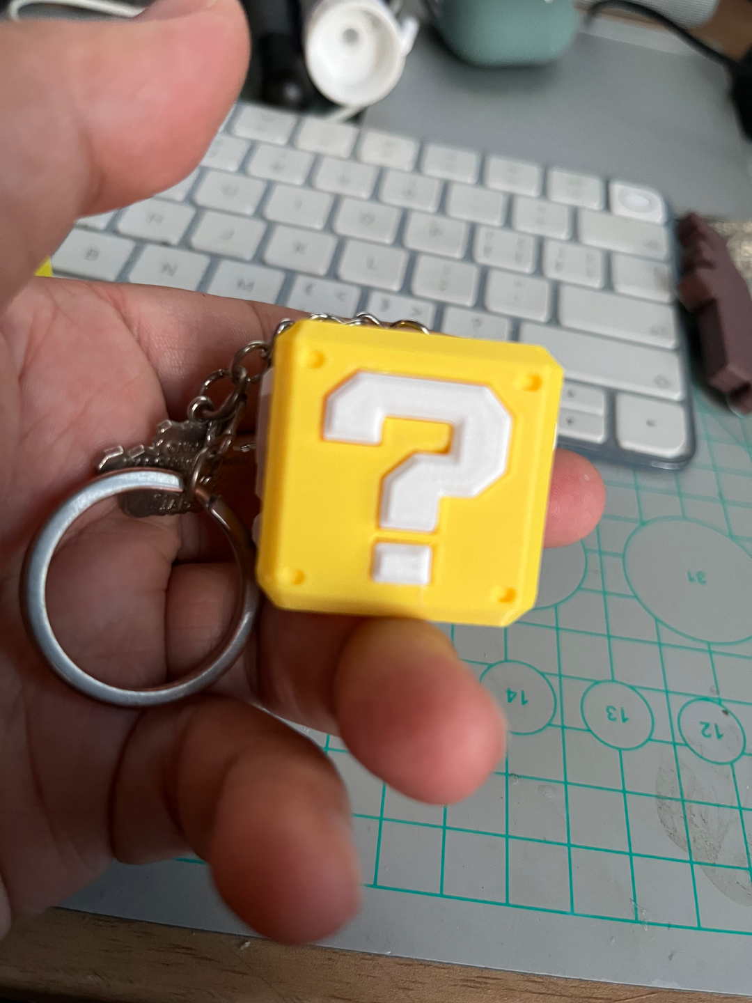 Porta Chaves Super Mario Block